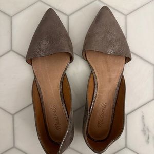 Madewell silver flats